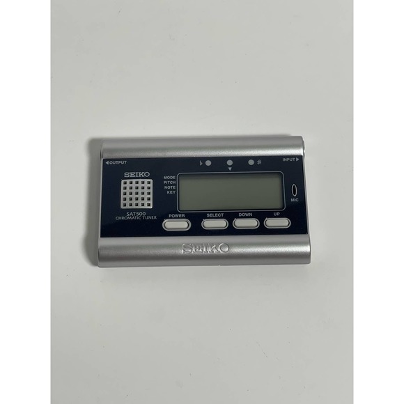 Seiko Sat500 Chromatic Guitar & bass Tuner D67 - Picture 1 of 4